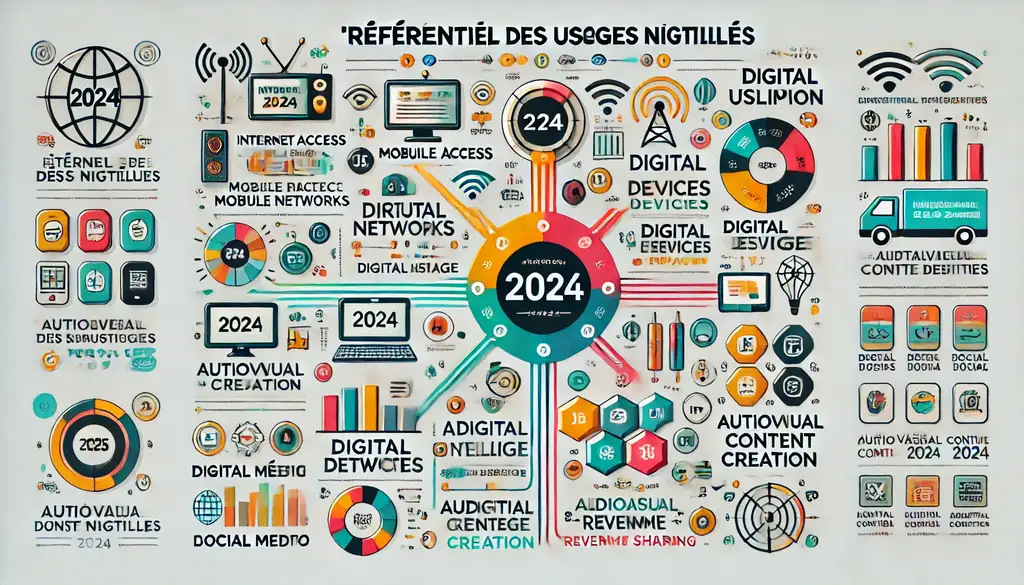 Les usages numeriques des Francais en 5 chiffres