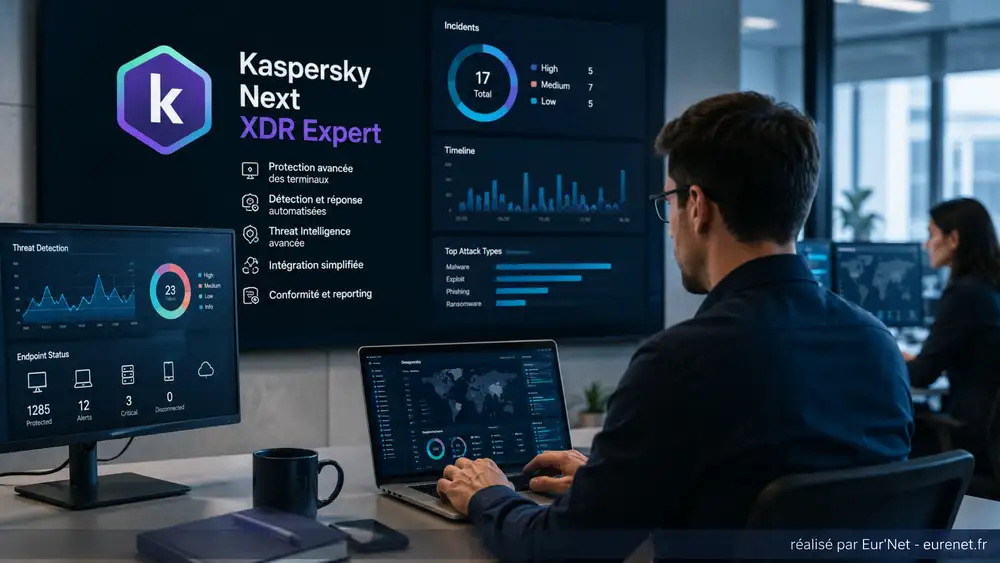 Kaspersky Next XDR Expert pour d&eacute;tection et r&eacute;ponse avanc&eacute;es SOC