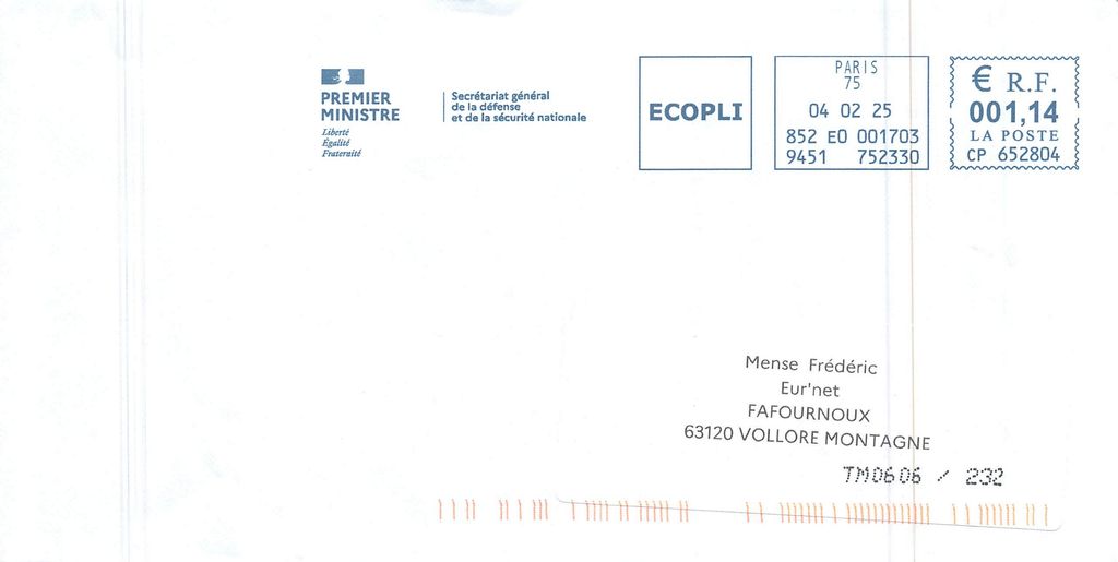 Secretariat general de la defense et de la securite nationale