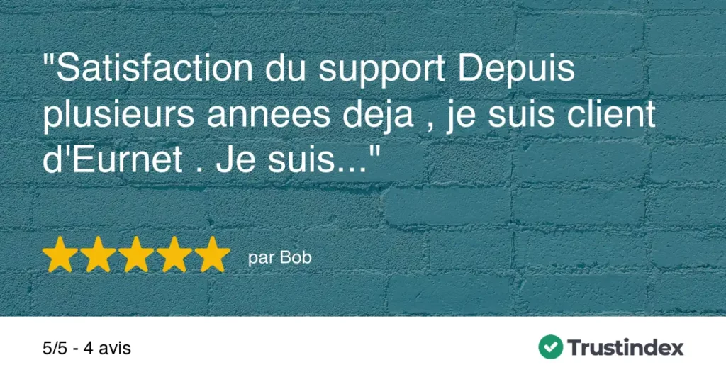 Avis Trustindex EurNet publi&eacute; par BOB FPM