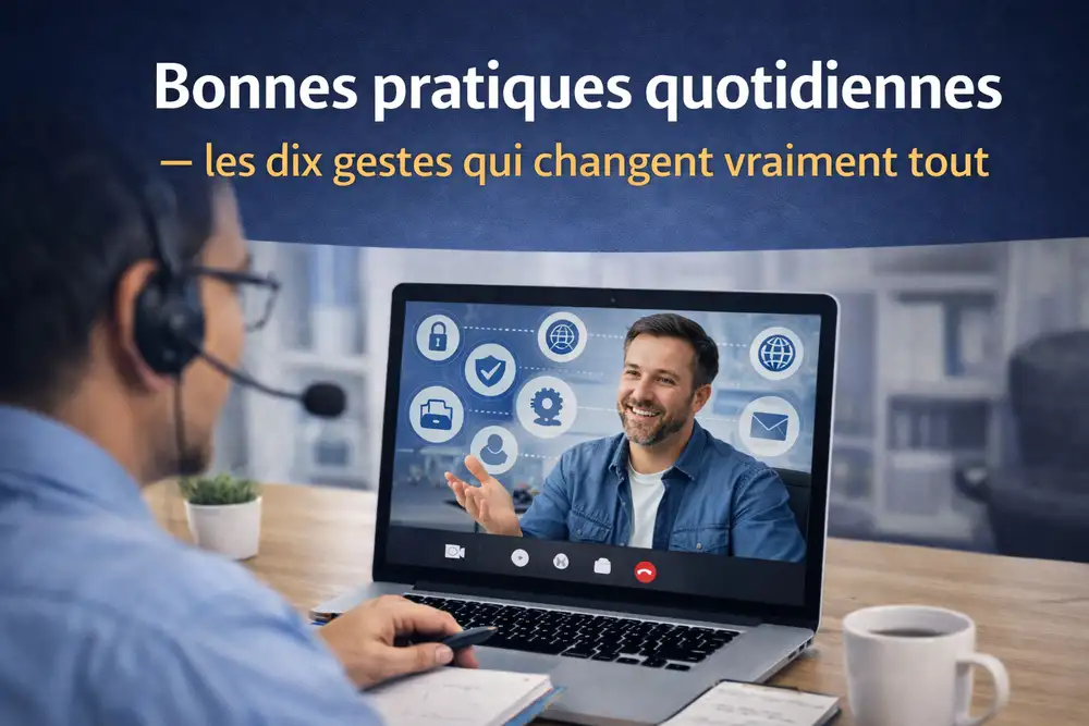 Bonnes pratiques cybers&eacute;curit&eacute; au quotidien &ndash; les dix gestes qui changent tout