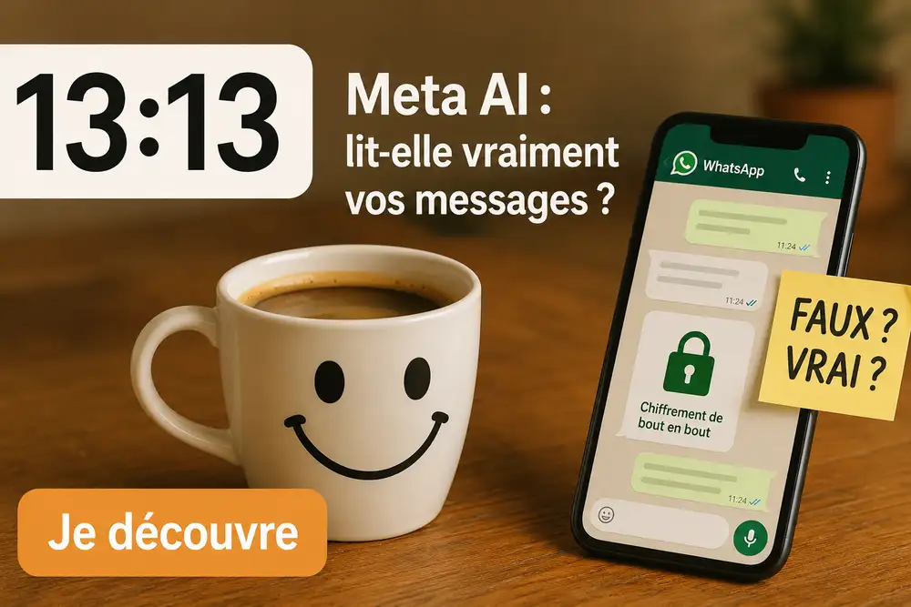 Meta AI WhatsApp et confidentialit&eacute; des conversations WhatsApp