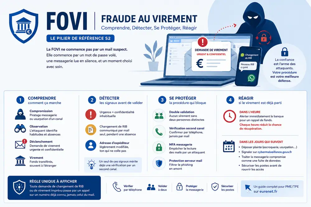 FOVI entreprise : pr&eacute;venir une fraude au virement
