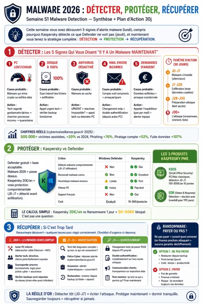 Malware 2026 : détection et protection des PME