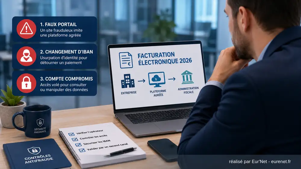 Facturation &eacute;lectronique 2026 : contr&ocirc;les antifraude avant validation d'un paiement