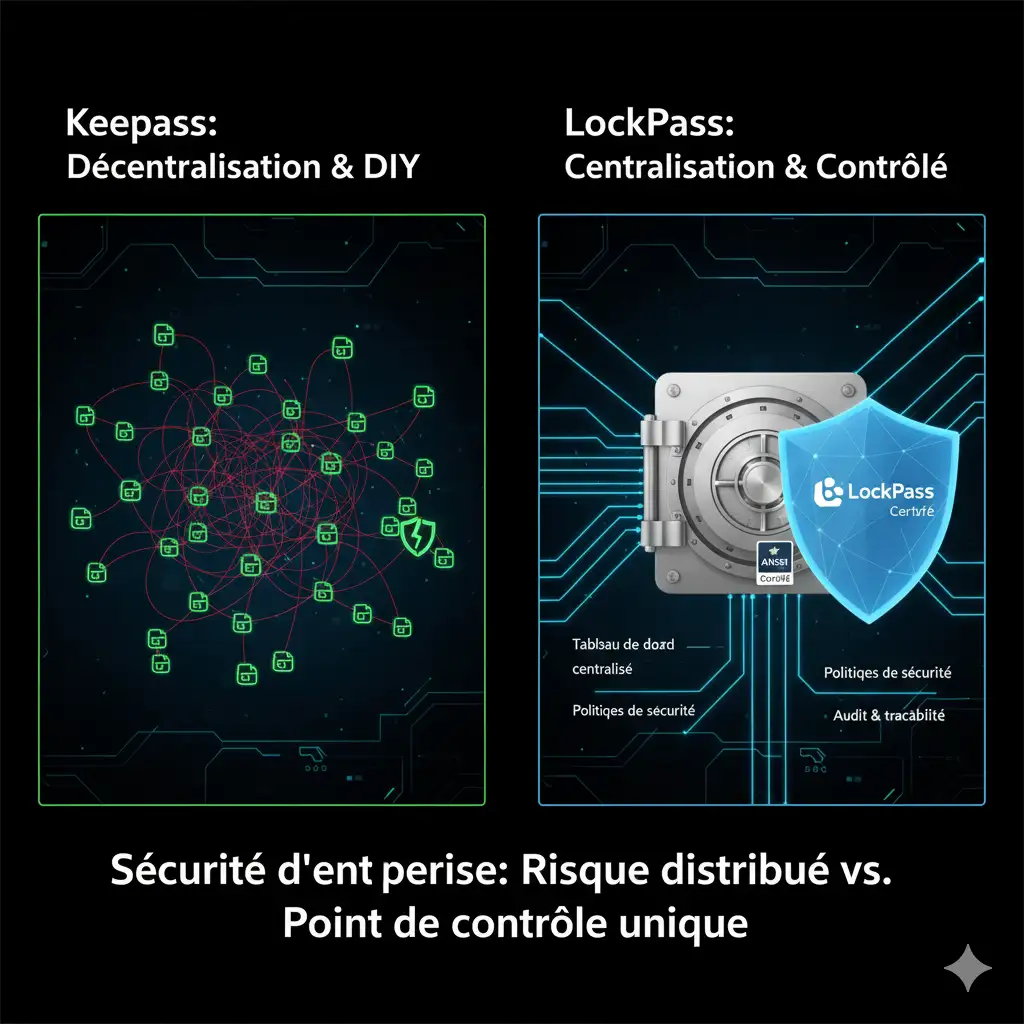choisir entre KeePass LockPass pour centraliser les accès